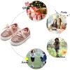 imageFelix ampamp Flora ToddlerLittle Kid Girls Running Shoes Sports Sneakers Princess Casual Glitter ShoesBs821champagne Pink
