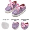 imageFelix ampamp Flora ToddlerLittle Kid Girls Running Shoes Sports Sneakers Princess Casual Glitter ShoesBs821glitter Purple
