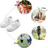 imageFelix ampamp Flora ToddlerLittle Kid Girls Running Shoes Sports Sneakers Princess Casual Glitter ShoesBs821glitter White