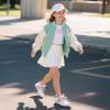 imageFelix ampamp Flora ToddlerLittle Kid Girls Running Shoes Sports Sneakers Princess Casual Glitter ShoesBs824white