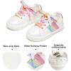 imageFelix ampamp Flora ToddlerLittle Kid Girls Running Shoes Sports Sneakers Princess Casual Glitter ShoesBs824white