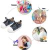 imageFelix ampamp Flora ToddlerLittle Kid Girls Running Shoes Sports Sneakers Princess Casual Glitter ShoesBs826glitter Black