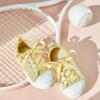 imageFelix ampamp Flora ToddlerLittle Kid Girls Running Shoes Sports Sneakers Princess Casual Glitter ShoesBs826glitter Gold
