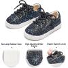 imageFelix ampamp Flora ToddlerLittle Kid Girls Running Shoes Sports Sneakers Princess Casual Glitter ShoesBs827glitter Black