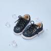 imageFelix ampamp Flora ToddlerLittle Kid Girls Running Shoes Sports Sneakers Princess Casual Glitter ShoesBs827glitter Black