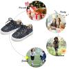 imageFelix ampamp Flora ToddlerLittle Kid Girls Running Shoes Sports Sneakers Princess Casual Glitter ShoesBs827glitter Black