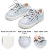 imageFelix ampamp Flora ToddlerLittle Kid Girls Running Shoes Sports Sneakers Princess Casual Glitter ShoesBs827glitter Blue