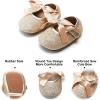 imageSoft Sole Baby Dress Shoes  Infant Baby Walking Shoes Moccasinss Rubber Sole Crib ShoesB10gold