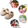 imageSoft Sole Baby Dress Shoes  Infant Baby Walking Shoes Moccasinss Rubber Sole Crib ShoesB10gold