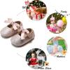 imageSoft Sole Baby Dress Shoes  Infant Baby Walking Shoes Moccasinss Rubber Sole Crib ShoesB10pink