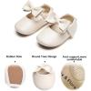 imageSoft Sole Baby Dress Shoes  Infant Baby Walking Shoes Moccasinss Rubber Sole Crib ShoesB15beige
