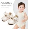 imageSoft Sole Baby Dress Shoes  Infant Baby Walking Shoes Moccasinss Rubber Sole Crib ShoesB15beige