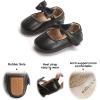 imageSoft Sole Baby Dress Shoes  Infant Baby Walking Shoes Moccasinss Rubber Sole Crib ShoesB15black