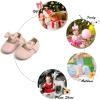 imageSoft Sole Baby Dress Shoes  Infant Baby Walking Shoes Moccasinss Rubber Sole Crib ShoesB15pink
