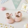 imageSoft Sole Baby Dress Shoes  Infant Baby Walking Shoes Moccasinss Rubber Sole Crib ShoesB15pink