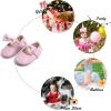 imageSoft Sole Baby Dress Shoes  Infant Baby Walking Shoes Moccasinss Rubber Sole Crib ShoesB15purple