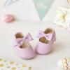 imageSoft Sole Baby Dress Shoes  Infant Baby Walking Shoes Moccasinss Rubber Sole Crib ShoesB15purple