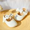 imageSoft Sole Baby Dress Shoes  Infant Baby Walking Shoes Moccasinss Rubber Sole Crib ShoesB15white