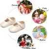 imageSoft Sole Baby Dress Shoes  Infant Baby Walking Shoes Moccasinss Rubber Sole Crib ShoesB8725beige