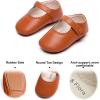 imageSoft Sole Baby Dress Shoes  Infant Baby Walking Shoes Moccasinss Rubber Sole Crib ShoesB8725brown