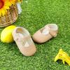 imageSoft Sole Baby Dress Shoes  Infant Baby Walking Shoes Moccasinss Rubber Sole Crib ShoesB8725nude