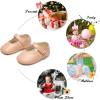 imageSoft Sole Baby Dress Shoes  Infant Baby Walking Shoes Moccasinss Rubber Sole Crib ShoesB8725nude