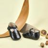 imageSoft Sole Baby Dress Shoes  Infant Baby Walking Shoes Moccasinss Rubber Sole Crib ShoesB8726black