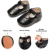 imageSoft Sole Baby Dress Shoes  Infant Baby Walking Shoes Moccasinss Rubber Sole Crib ShoesB8726black