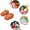 imageSoft Sole Baby Dress Shoes  Infant Baby Walking Shoes Moccasinss Rubber Sole Crib ShoesB8726brown
