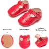 imageSoft Sole Baby Dress Shoes  Infant Baby Walking Shoes Moccasinss Rubber Sole Crib ShoesB8726red