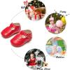 imageSoft Sole Baby Dress Shoes  Infant Baby Walking Shoes Moccasinss Rubber Sole Crib ShoesB8726red