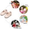 imageSoft Sole Baby Dress Shoes  Infant Baby Walking Shoes Moccasinss Rubber Sole Crib ShoesB8727beige