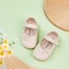 imageSoft Sole Baby Dress Shoes  Infant Baby Walking Shoes Moccasinss Rubber Sole Crib ShoesB8727beige