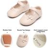 imageSoft Sole Baby Dress Shoes  Infant Baby Walking Shoes Moccasinss Rubber Sole Crib ShoesB8727beige