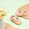 imageSoft Sole Baby Dress Shoes  Infant Baby Walking Shoes Moccasinss Rubber Sole Crib ShoesB8727nude