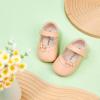 imageSoft Sole Baby Dress Shoes  Infant Baby Walking Shoes Moccasinss Rubber Sole Crib ShoesB8727nude