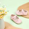 imageSoft Sole Baby Dress Shoes  Infant Baby Walking Shoes Moccasinss Rubber Sole Crib ShoesB8727pink
