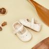 imageSoft Sole Baby Dress Shoes  Infant Baby Walking Shoes Moccasinss Rubber Sole Crib ShoesB8728beige