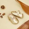 imageSoft Sole Baby Dress Shoes  Infant Baby Walking Shoes Moccasinss Rubber Sole Crib ShoesB8728gold