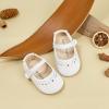 imageSoft Sole Baby Dress Shoes  Infant Baby Walking Shoes Moccasinss Rubber Sole Crib ShoesB8728white