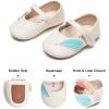 imageSoft Sole Baby Dress Shoes  Infant Baby Walking Shoes Moccasinss Rubber Sole Crib ShoesB8729apricot