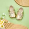imageSoft Sole Baby Dress Shoes  Infant Baby Walking Shoes Moccasinss Rubber Sole Crib ShoesB8729gold