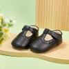 imageSoft Sole Baby Dress Shoes  Infant Baby Walking Shoes Moccasinss Rubber Sole Crib ShoesB8730black