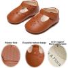 imageSoft Sole Baby Dress Shoes  Infant Baby Walking Shoes Moccasinss Rubber Sole Crib ShoesB8730brown