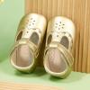 imageSoft Sole Baby Dress Shoes  Infant Baby Walking Shoes Moccasinss Rubber Sole Crib ShoesB8730gold