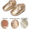 imageSoft Sole Baby Dress Shoes  Infant Baby Walking Shoes Moccasinss Rubber Sole Crib ShoesB8730gold