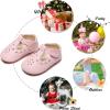 imageSoft Sole Baby Dress Shoes  Infant Baby Walking Shoes Moccasinss Rubber Sole Crib ShoesB8730pink