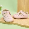imageSoft Sole Baby Dress Shoes  Infant Baby Walking Shoes Moccasinss Rubber Sole Crib ShoesB8730pink