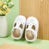 imageSoft Sole Baby Dress Shoes  Infant Baby Walking Shoes Moccasinss Rubber Sole Crib ShoesB8730white
