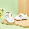 imageSoft Sole Baby Dress Shoes  Infant Baby Walking Shoes Moccasinss Rubber Sole Crib ShoesB8730white
